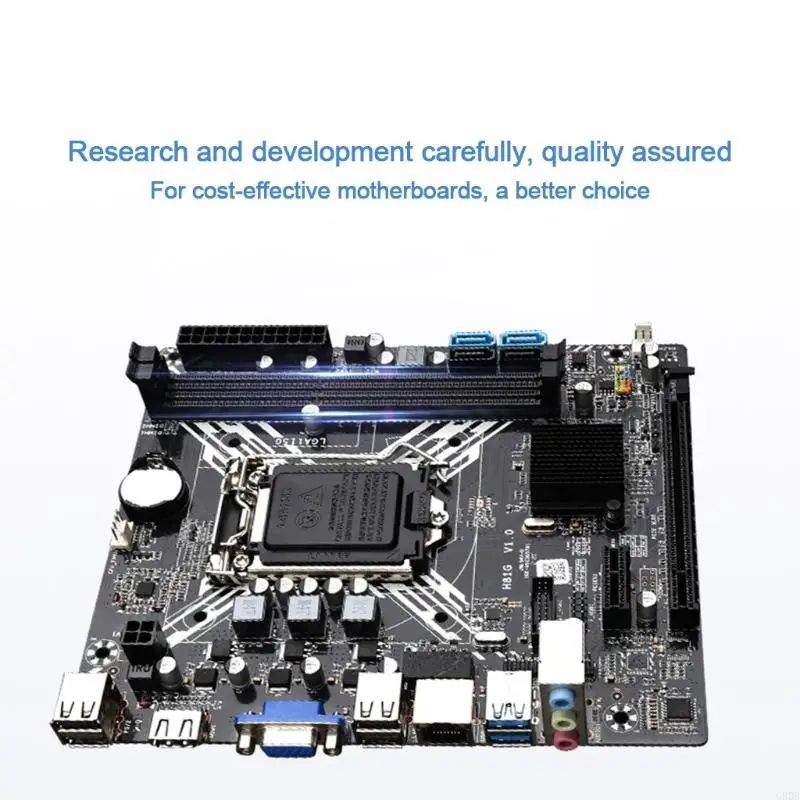 G8DB H81G LGA 1150 Материнская плата с двойным каналом DDR3 до 16 ГБ опор для процессора и USB SATA2.0
G8DB H81G LGA 1150 Материнская плата с двойным каналом DDR3 до 16 ГБ опор для процессора и USB SATA2.0