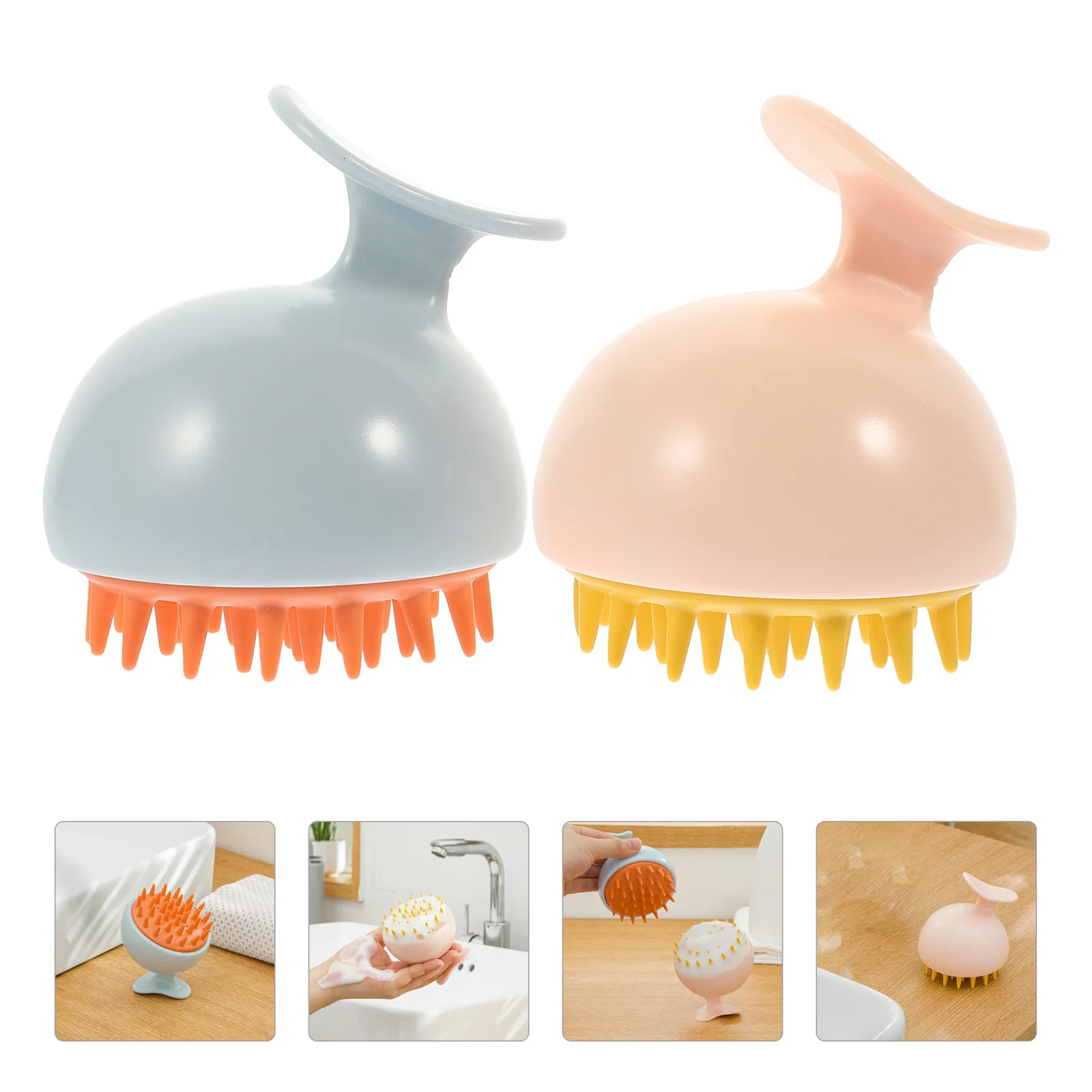 2 Pcs Shampoo Massage Brush Hair and Scalp Daily Exfoliator Accessories Growth Hotel Massager Abs Portable Compact
2 Pcs Shampoo Massage Brush Hair and Scalp Daily Exfoliator Accessories Growth Hotel Massager Abs Portable Compact