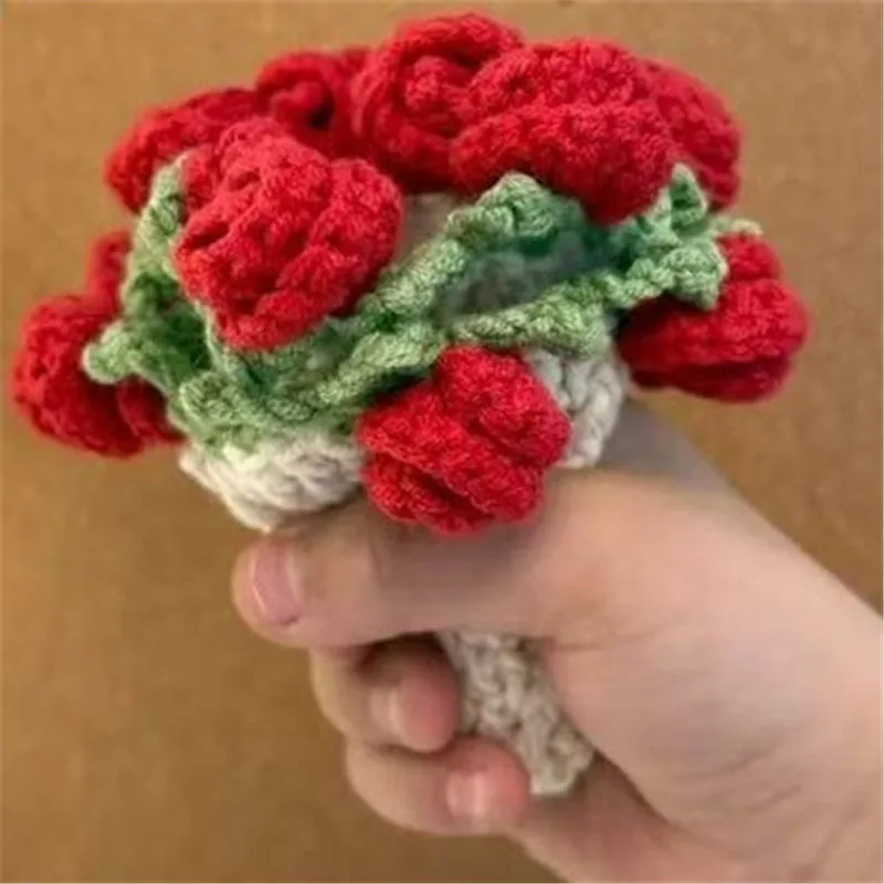 Home Desktop Potted Plant Ornaments Mother's Day Gift Rose Bouquet Coaster Crochet Flower Placemat Hand Woven Bouquet Cupmat
Home Desktop Potted Plant Ornaments Mother's Day Gift Rose Bouquet Coaster Crochet Flower Placemat Hand Woven Bouquet Cupmat
