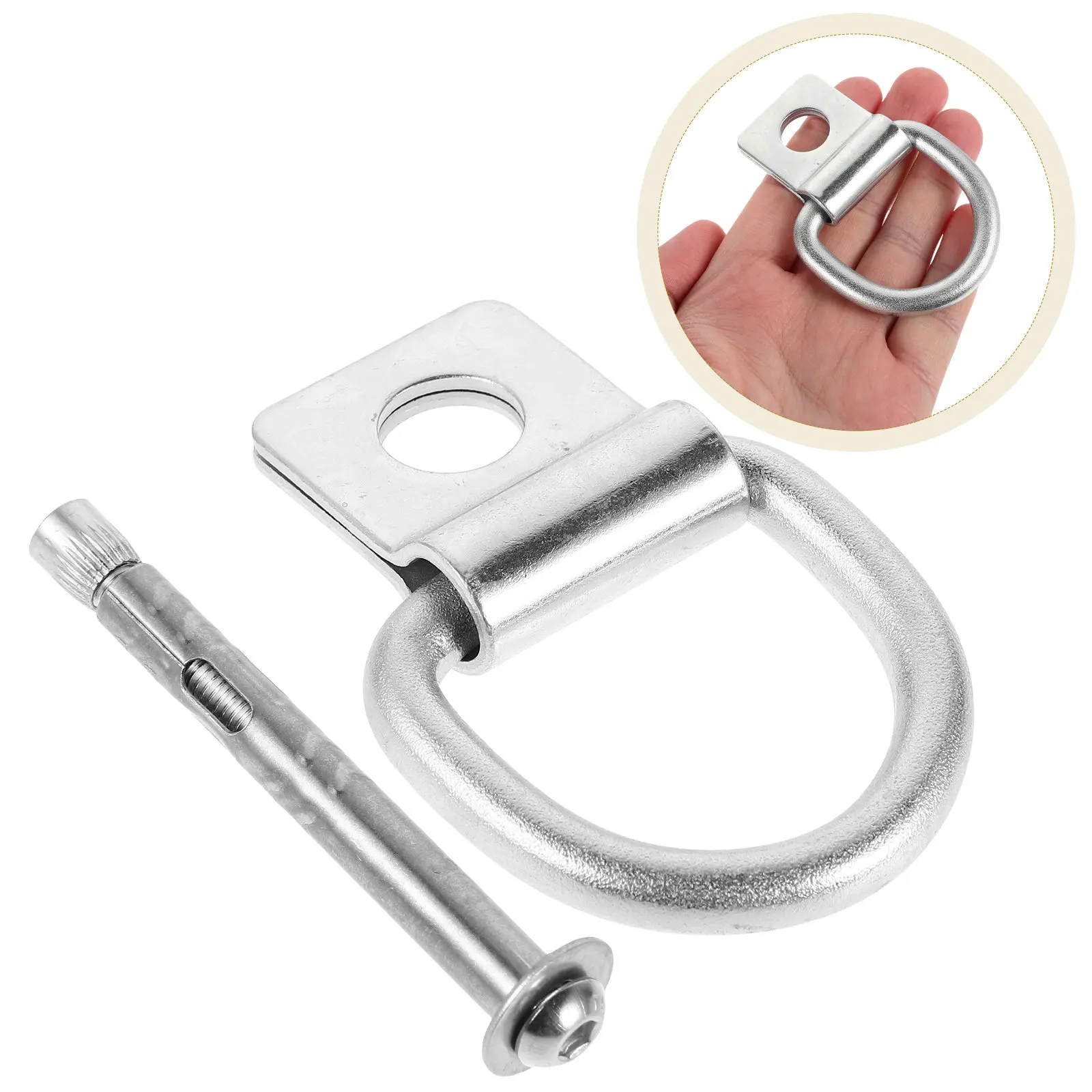 Heavy Duty Stainless Steel V-Shaped D-Ring Pull Ring Trailer Tie Down Rings Truck Bed Anchor Points Cargo Securing Hooks
Heavy Duty Stainless Steel V-Shaped D-Ring Pull Ring Trailer Tie Down Rings Truck Bed Anchor Points Cargo Securing Hooks