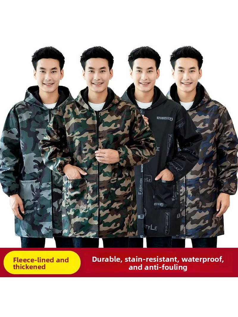 Men's Thickened Fleece Winter Coat Long Waterproof Workwear Oversize Jacket Extra Length Dustproof Clothing Storage Organizer
Men's Thickened Fleece Winter Coat Long Waterproof Workwear Oversize Jacket Extra Length Dustproof Clothing Storage Organizer