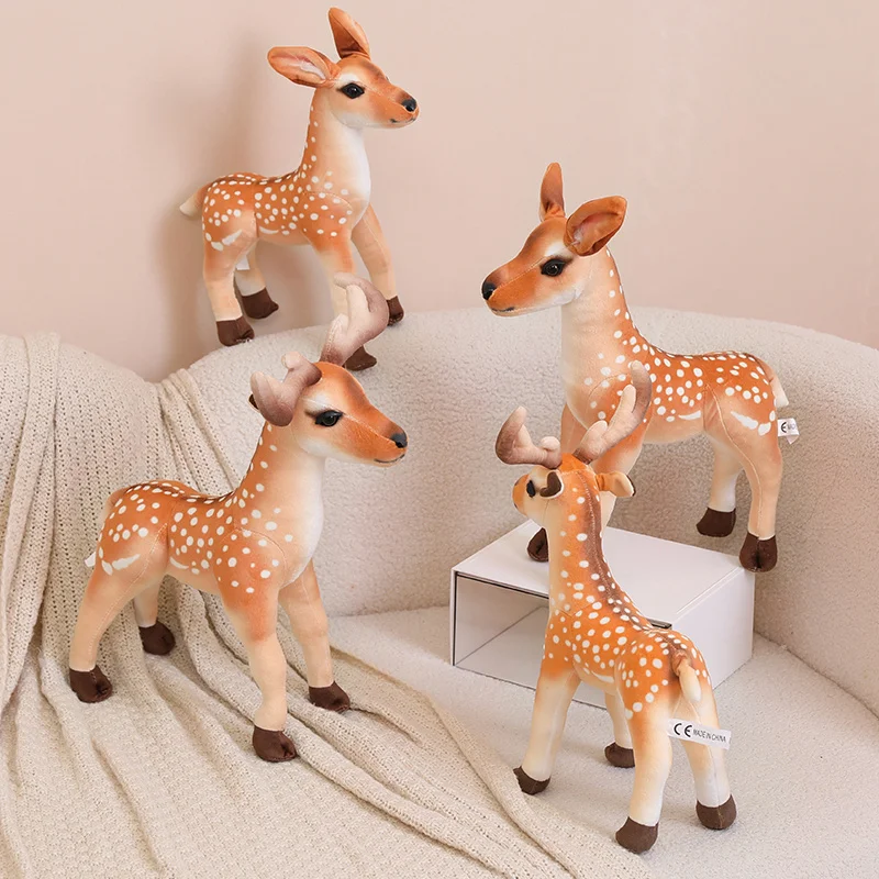 30/40cm Kawaii male female Sika Deer Plush Toy Dolls Imitation Soft Cartoon Deer Stuffed Dolls Christmas Home Decor Plush Pillow
30/40cm Kawaii male female Sika Deer Plush Toy Dolls Imitation Soft Cartoon Deer Stuffed Dolls Christmas Home Decor Plush Pillow