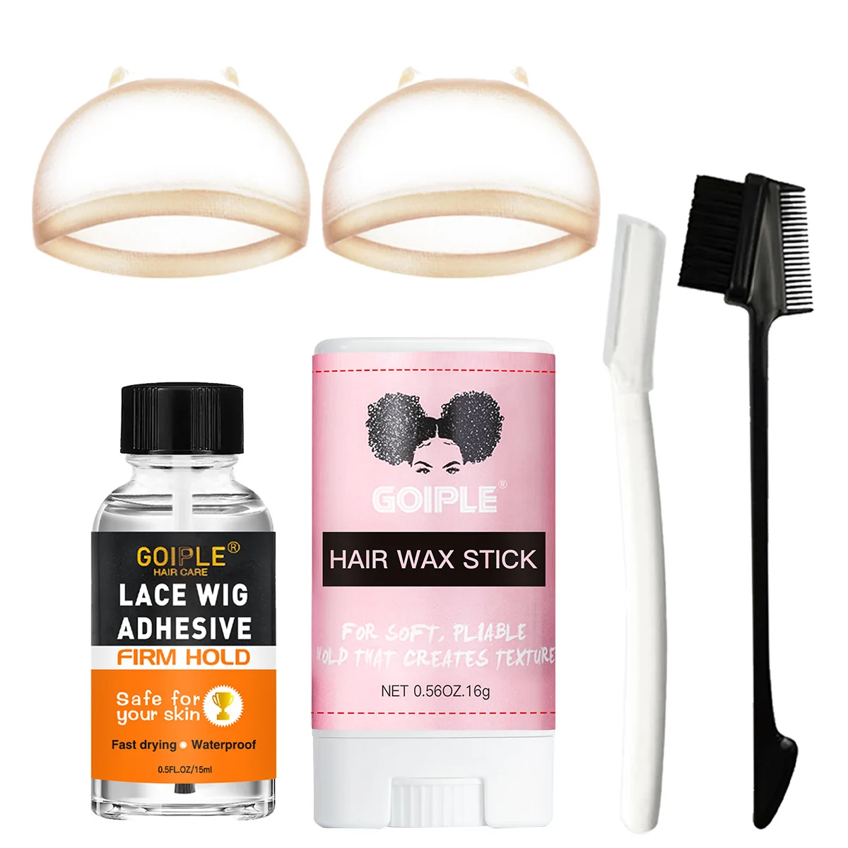 Small Size Lace Wig Adhesive Kit Super Firm Hold Safe Skin Fast Drying Invisible Bonding Natural Hair Perfection Wigs Wax Stick
Small Size Lace Wig Adhesive Kit Super Firm Hold Safe Skin Fast Drying Invisible Bonding Natural Hair Perfection Wigs Wax Stick