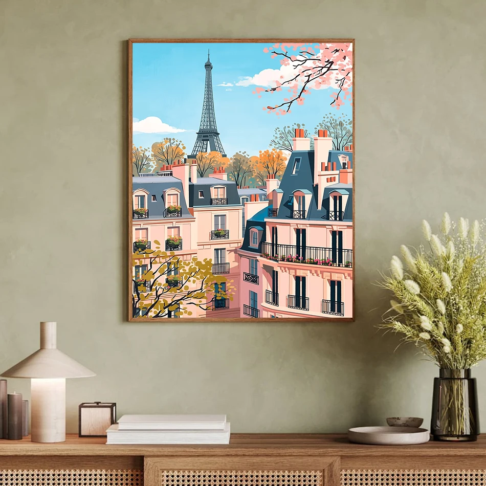 SDOYUNO Painting By Number Adults New Eiffel Tower Pictures By Numbers Color Markers Modern Oil Art Acrylic Diy Home Decoration
SDOYUNO Painting By Number Adults New Eiffel Tower Pictures By Numbers Color Markers Modern Oil Art Acrylic Diy Home Decoration