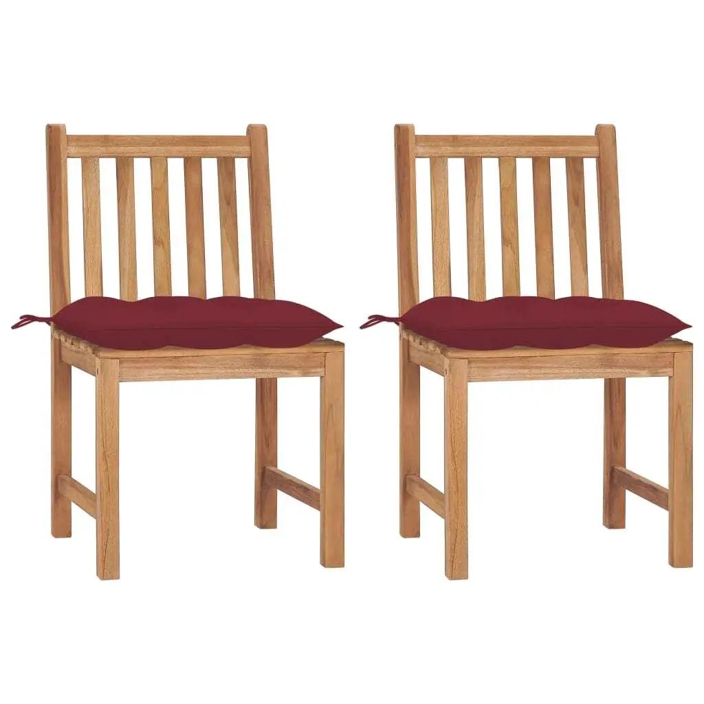 Patio Chair Set of 2 Warm Teak Solid Wood High-Quality Sturdy and Durable for Outdoor
Patio Chair Set of 2 Warm Teak Solid Wood High-Quality Sturdy and Durable for Outdoor