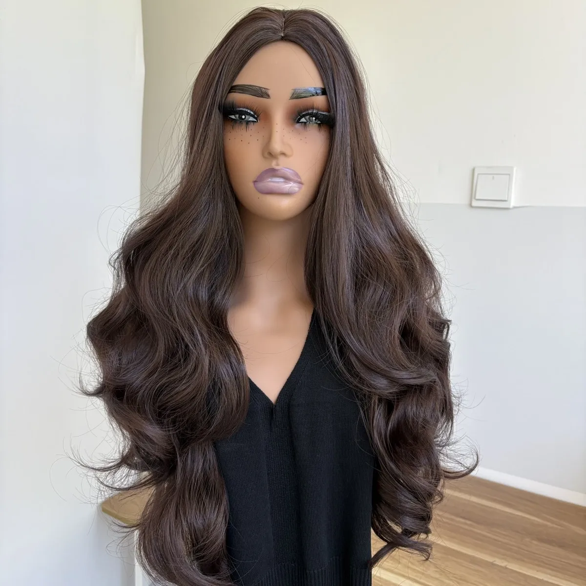 Dark brown Cosplay Wigs Long Wavy Synthetic Hair Heat Resistant Halloween
Dark brown Cosplay Wigs Long Wavy Synthetic Hair Heat Resistant Halloween