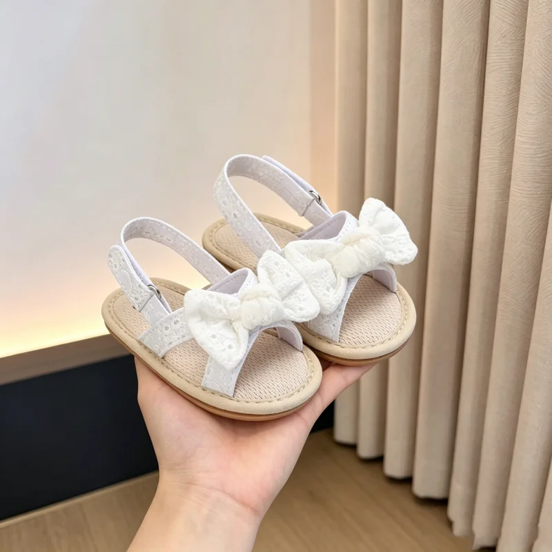 0-18 Months Infant Pre-walker Baby Shoes, Girls Multi Color Eyelet Cotton Bow Back Strap Sandals
0-18 Months Infant Pre-walker Baby Shoes, Girls Multi Color Eyelet Cotton Bow Back Strap Sandals