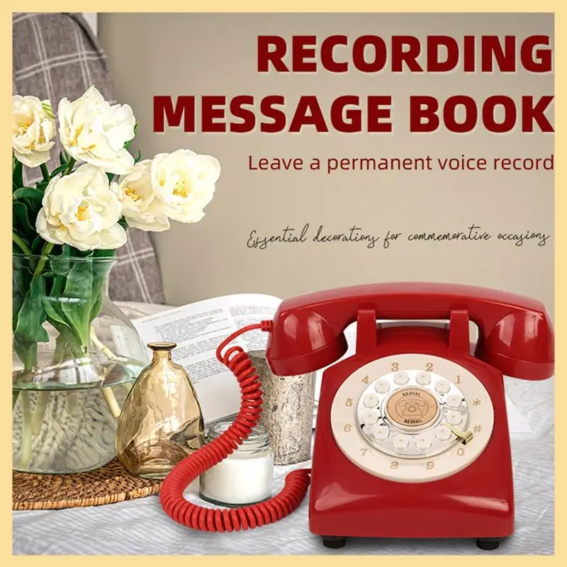 GOOD-Audio Message Book Telephone Wedding Guest Voice Blessing Record Book Audio Birthday Confessions Guest Sign-In Book
GOOD-Audio Message Book Telephone Wedding Guest Voice Blessing Record Book Audio Birthday Confessions Guest Sign-In Book