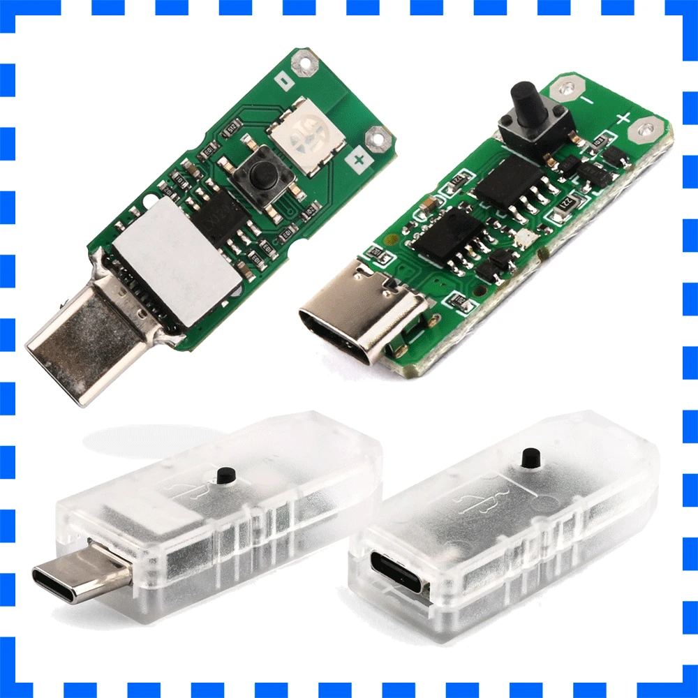 Type-C USB-C PD2.0 3.0 to DC USB Decoy Fast Charge Trigger Poll Detector Charging Module
Type-C USB-C PD2.0 3.0 to DC USB Decoy Fast Charge Trigger Poll Detector Charging Module