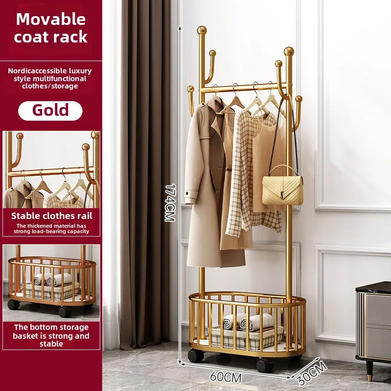 Coat rack Floor-to-ceiling bedroom hanger Removable clothes rack Internet celebrity light luxury home indoor drying rack
Coat rack Floor-to-ceiling bedroom hanger Removable clothes rack Internet celebrity light luxury home indoor drying rack