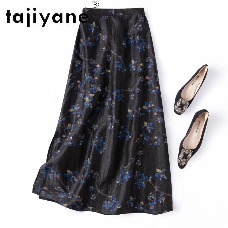 TAJIYANE 100% Natural Mulberry Silk Skirt Xiangyun Sha Reversible Skirts Black Summer Skirt Woman Clothing 2026 Юбка Женская
TAJIYANE 100% Natural Mulberry Silk Skirt Xiangyun Sha Reversible Skirts Black Summer Skirt Woman Clothing 2026 Юбка Женская