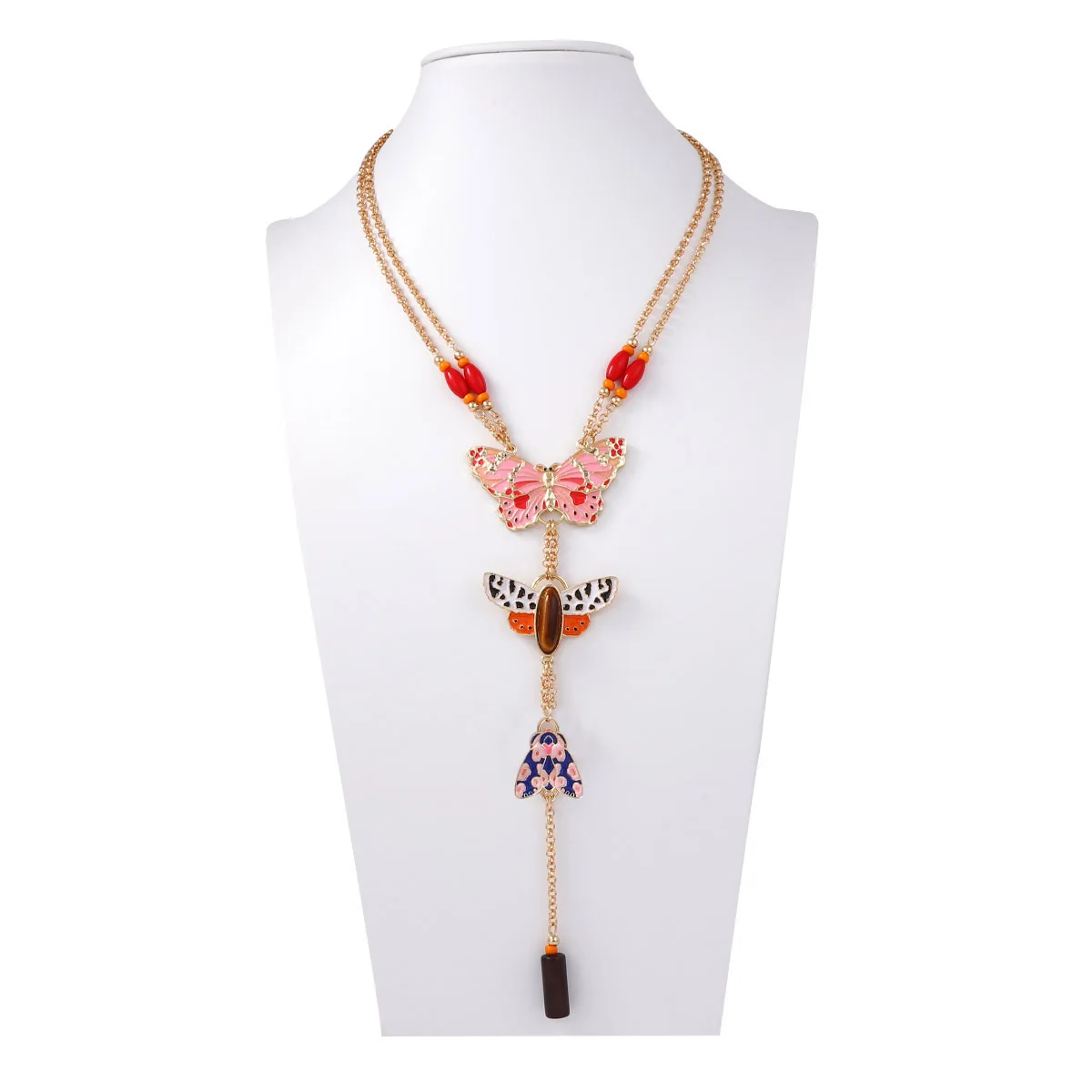 ZAA Vintage Design Metal Chains Y-shaped Long Butterfly Pendant Necklaces for Women Statement Jewelry Neck Accessories
ZAA Vintage Design Metal Chains Y-shaped Long Butterfly Pendant Necklaces for Women Statement Jewelry Neck Accessories