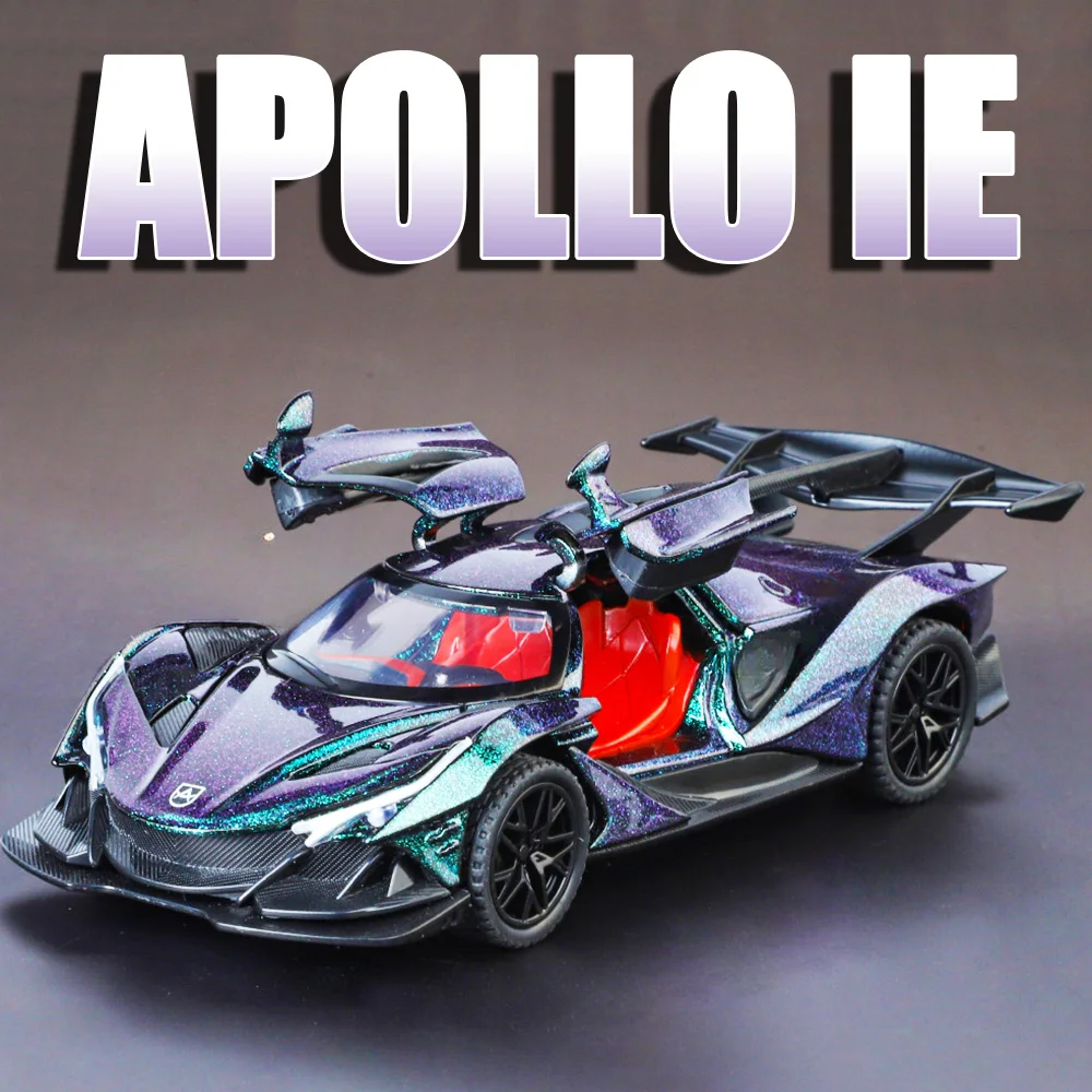 1:32 Apollo IE EVO Model Sports Car Toys Alloy Diecast Miniature Supercars Sound Light Doors Opened Pull Back Toy Gifts for Kids
1:32 Apollo IE EVO Model Sports Car Toys Alloy Diecast Miniature Supercars Sound Light Doors Opened Pull Back Toy Gifts for Kids