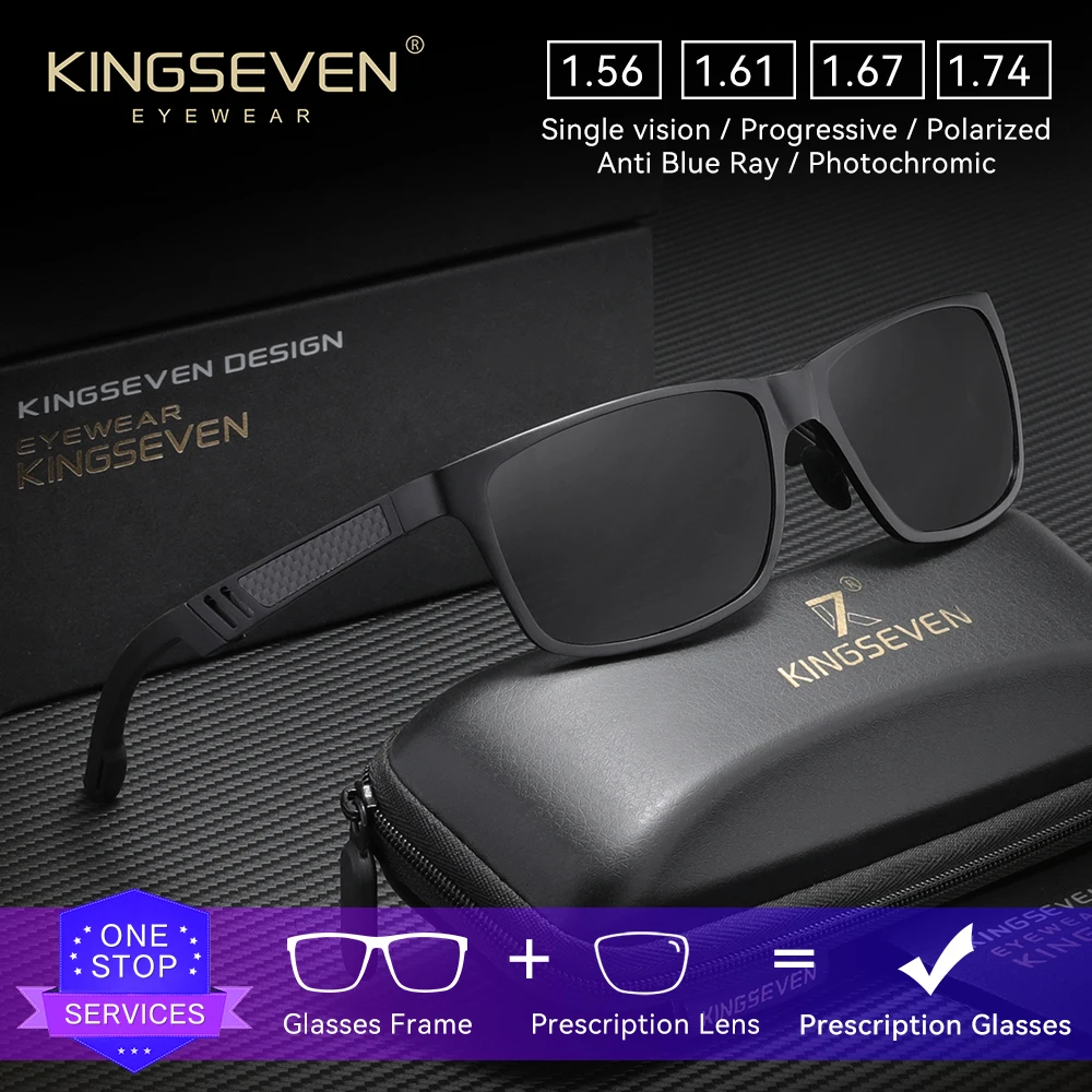 KINGSEVEN Prescription Sun Glasses Myopia Hyperopia Progressive Eyewear Unisex High Quality Outdoor Driving Optical Glasses
KINGSEVEN Prescription Sun Glasses Myopia Hyperopia Progressive Eyewear Unisex High Quality Outdoor Driving Optical Glasses