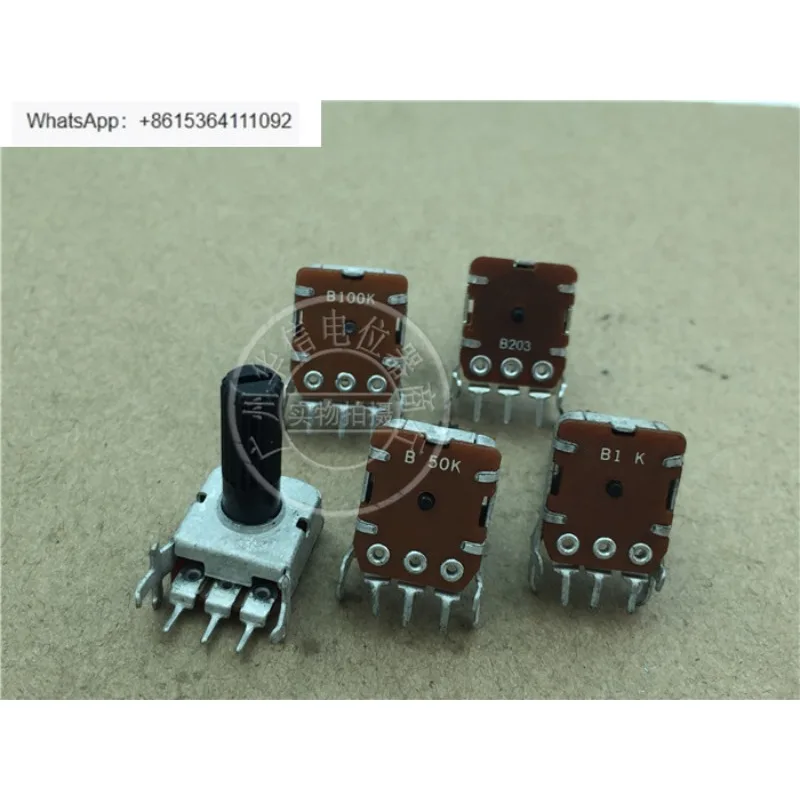 10Pcs RK12 square horizontal single potentiometer B1K B10K B20K B50K B100K handle length 17MM flower
10Pcs RK12 square horizontal single potentiometer B1K B10K B20K B50K B100K handle length 17MM flower