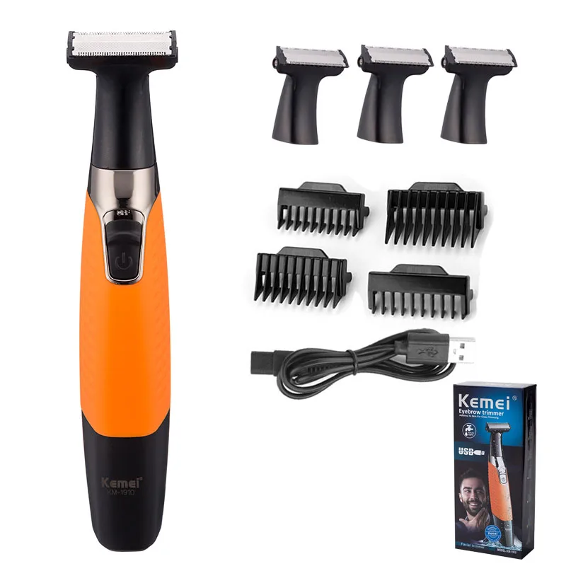 Kemei 1910 Rechargeable Electric Shaver Beard Shaver Electric Razor Body Trimmer Men Shaving Machine Hair Trimmer Face Care
Kemei 1910 Rechargeable Electric Shaver Beard Shaver Electric Razor Body Trimmer Men Shaving Machine Hair Trimmer Face Care
