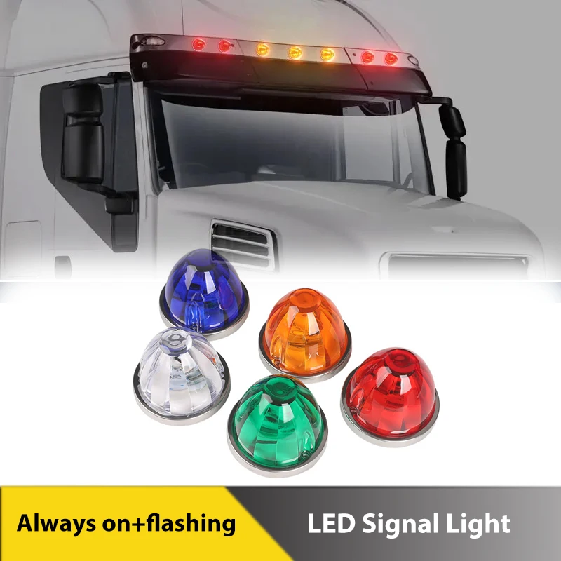 2Pcs New glass-plastic watermelon light LED Side Marker Tail Warning Indicator Lamps For Truck Trailers Caravan Bus Van Lorry
2Pcs New glass-plastic watermelon light LED Side Marker Tail Warning Indicator Lamps For Truck Trailers Caravan Bus Van Lorry