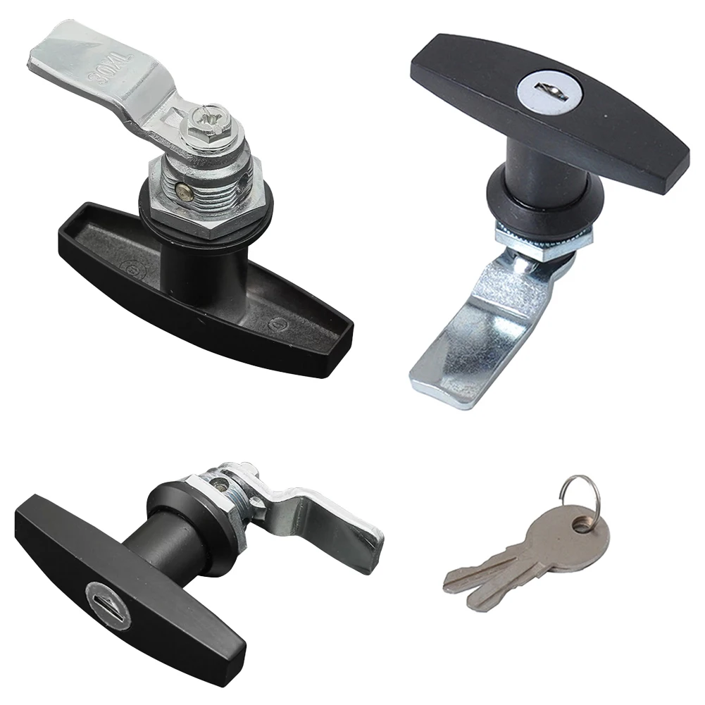 Universal RV T-Handle Door Lock with 2 Key Camper Door Latch Cap Lock Trailer Toolbox Drawer Cabinet Door Lock for RV Truck Door
Universal RV T-Handle Door Lock with 2 Key Camper Door Latch Cap Lock Trailer Toolbox Drawer Cabinet Door Lock for RV Truck Door