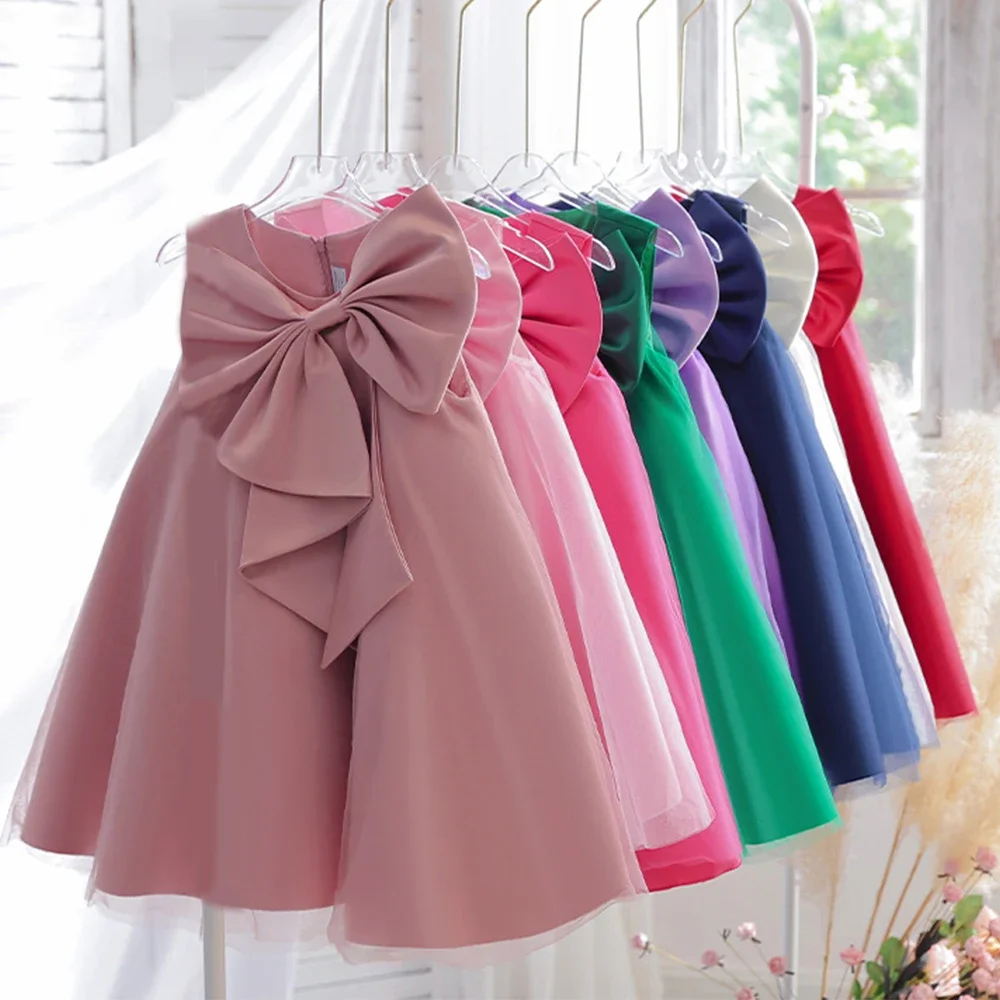 Formal Prom Bow Dress for Kids Girl Party Evening Princess Dress Sleeveless A-Line Loose Fancy Birthday Ball Gown 4-8Y Children
Formal Prom Bow Dress for Kids Girl Party Evening Princess Dress Sleeveless A-Line Loose Fancy Birthday Ball Gown 4-8Y Children