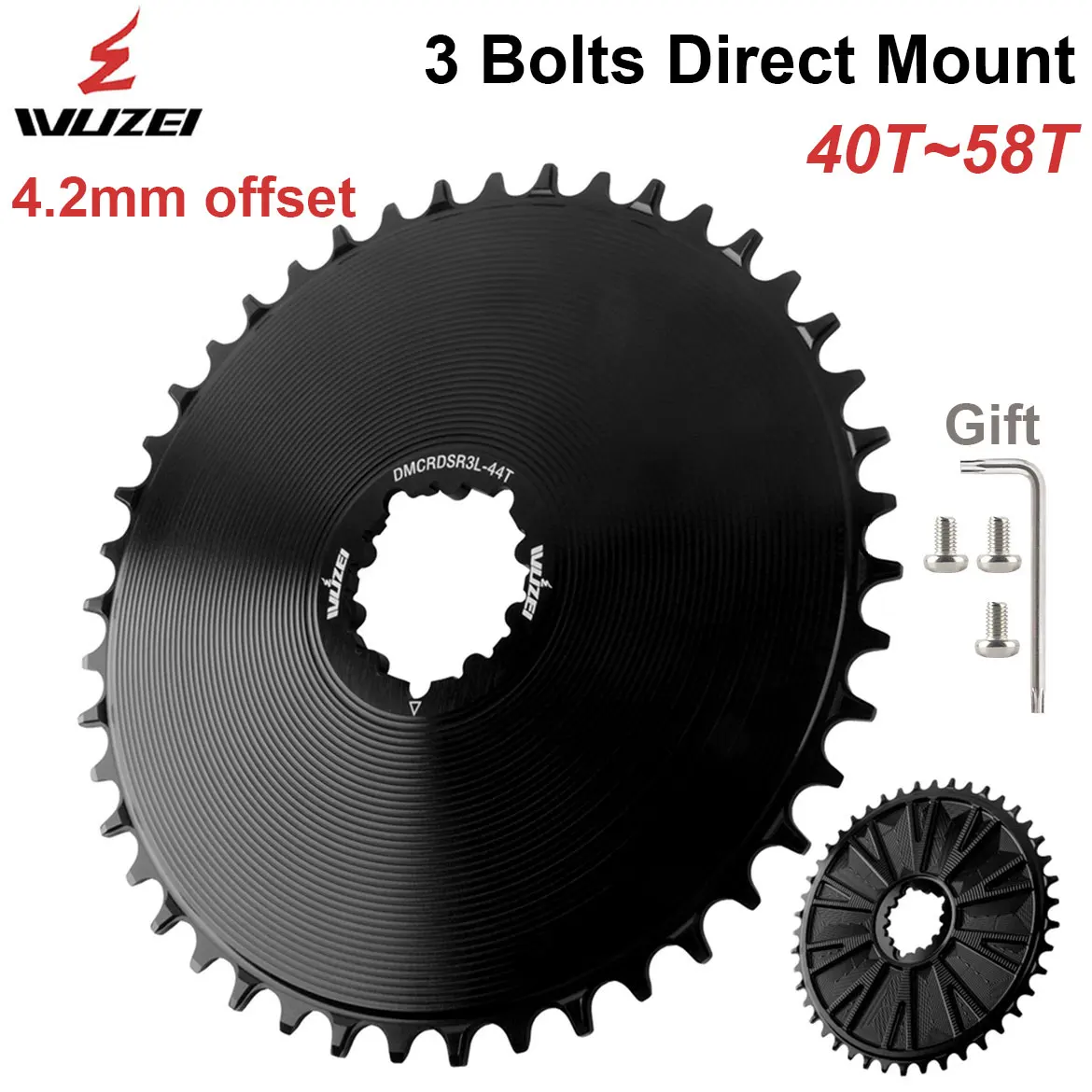 Wuzei 3 Bolts Bicycle Chainring Road Bike Narrow Wide Chainwheel 4.2mm Offset Road Gravel Bike Sprocket Crown for SRAM GXP Crank
Wuzei 3 Bolts Bicycle Chainring Road Bike Narrow Wide Chainwheel 4.2mm Offset Road Gravel Bike Sprocket Crown for SRAM GXP Crank