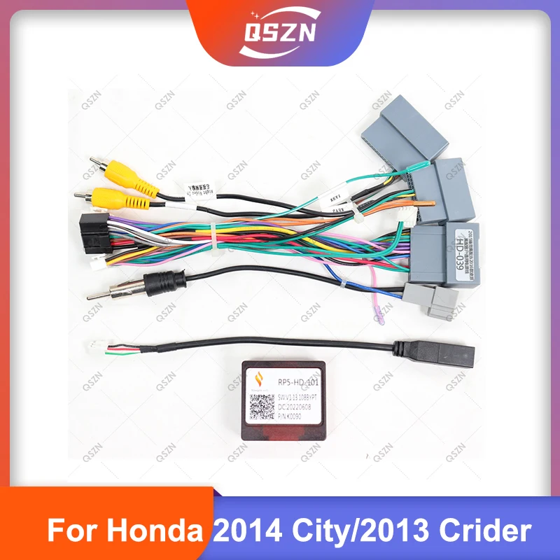 Android Cabus Box Adaptor For Honda 2014 City 2013 Crider with Wirng Harness 16 PIN Wire Cable
Android Cabus Box Adaptor For Honda 2014 City 2013 Crider with Wirng Harness 16 PIN Wire Cable