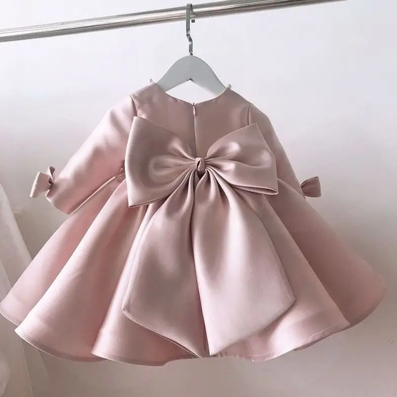 Baby Girls Dress Fashion Sweet Big Bowknot Formal Princess Dress Flower Child Wedding Puffy Dress Birthday Clothes
Baby Girls Dress Fashion Sweet Big Bowknot Formal Princess Dress Flower Child Wedding Puffy Dress Birthday Clothes