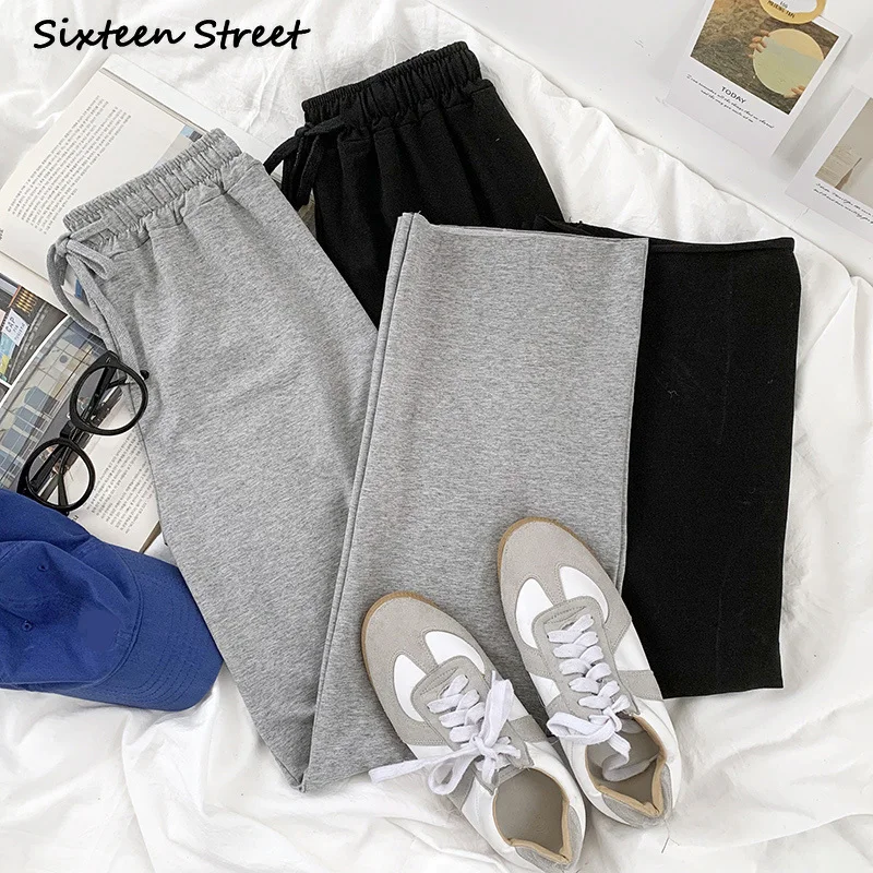 Woman Pants Simple Black Gray Color Comfortable Elastic Waist Loose Casual High Waisted Pants Y2k Streetwear Sweatpants Women
Woman Pants Simple Black Gray Color Comfortable Elastic Waist Loose Casual High Waisted Pants Y2k Streetwear Sweatpants Women