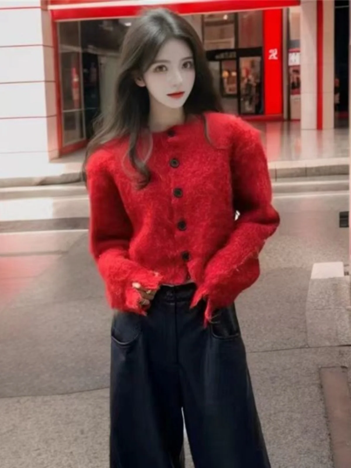 Spring New Arrival Women's Knitted ort Cardigan Single Button Design Casual Sle Long Sve Thiened Woolen Coat
Spring New Arrival Women's Knitted ort Cardigan Single Button Design Casual Sle Long Sve Thiened Woolen Coat