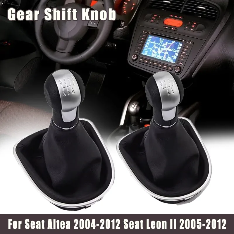 Auto Parts 5/6 Speed Car Gear Shift Knob With Gaiter Boot Cover For Seat Altea 2004-2012 Seat Leon II 2005-2012 Car Interior
Auto Parts 5/6 Speed Car Gear Shift Knob With Gaiter Boot Cover For Seat Altea 2004-2012 Seat Leon II 2005-2012 Car Interior 