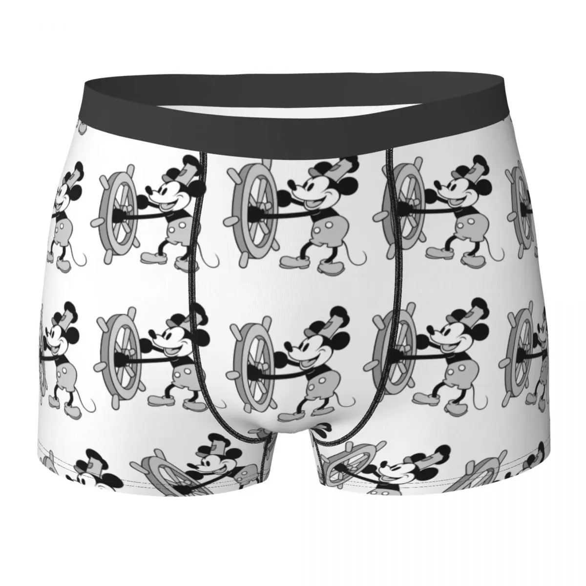 Classic Mickey Steamboat Willie Underwear Pattern Trunk Hot Sale Men's Panties Breathable Shorts Briefs Birthday Present
Classic Mickey Steamboat Willie Underwear Pattern Trunk Hot Sale Men's Panties Breathable Shorts Briefs Birthday Present