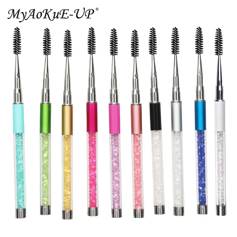 Rhinestone Lash Brush Reusable Eyelash Brushes Mascara Wand Applicator Eyelash Extension Makeup Tool
Rhinestone Lash Brush Reusable Eyelash Brushes Mascara Wand Applicator Eyelash Extension Makeup Tool