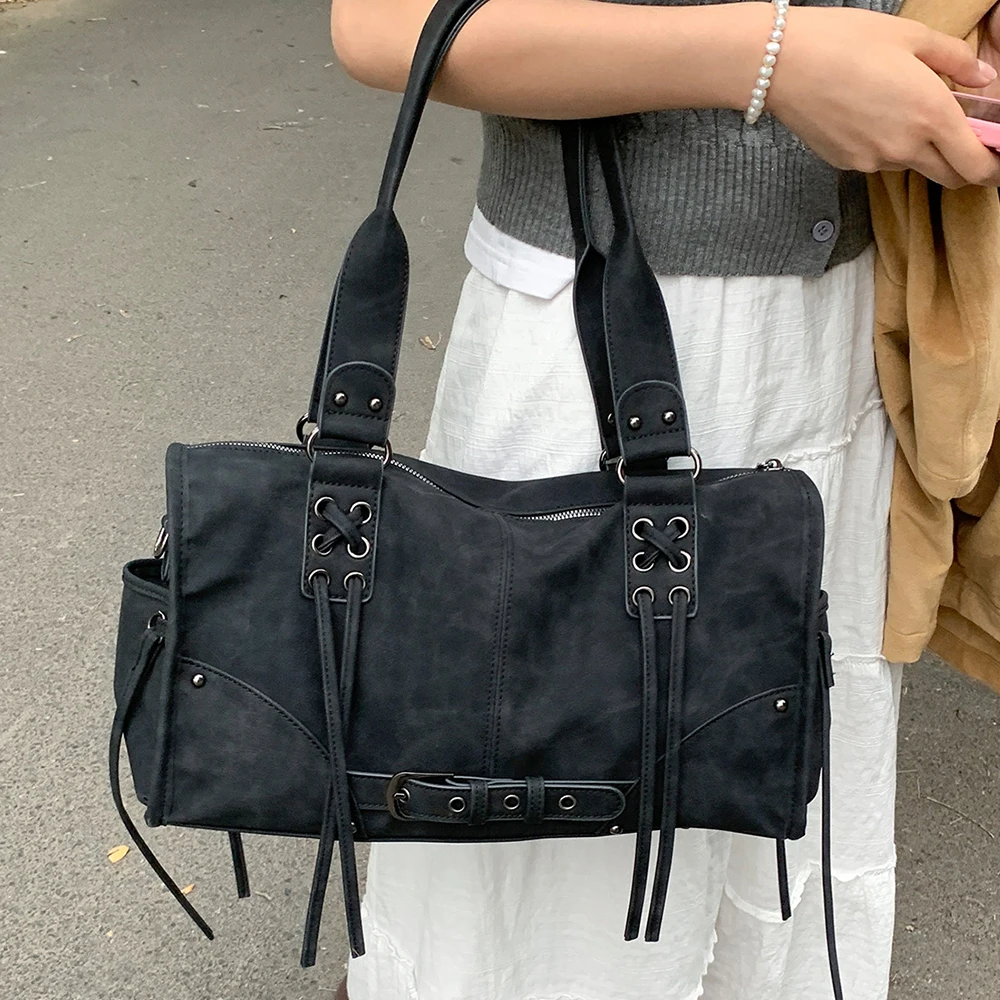 Retro Large Capacity Tote Women Bag Faux Suede Shoulder Bags Woven Top-handle Handbags Designer for Women Autumn Shopper Purses
Retro Large Capacity Tote Women Bag Faux Suede Shoulder Bags Woven Top-handle Handbags Designer for Women Autumn Shopper Purses