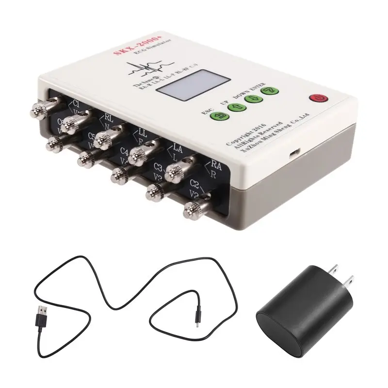 A29F-ECG Signal Generator Patient Simulator SKX-2000D+/ECG Signal Generator Vital Signs Simulation US Plug
A29F-ECG Signal Generator Patient Simulator SKX-2000D+/ECG Signal Generator Vital Signs Simulation US Plug