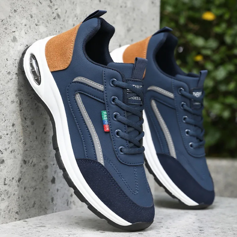 Fashion Sneakers for Men Non Slip Shoes Suede Detailing Outdoor Versatile Lace Up Platform Shoes Spring and Autumn Sports Shoes
Fashion Sneakers for Men Non Slip Shoes Suede Detailing Outdoor Versatile Lace Up Platform Shoes Spring and Autumn Sports Shoes