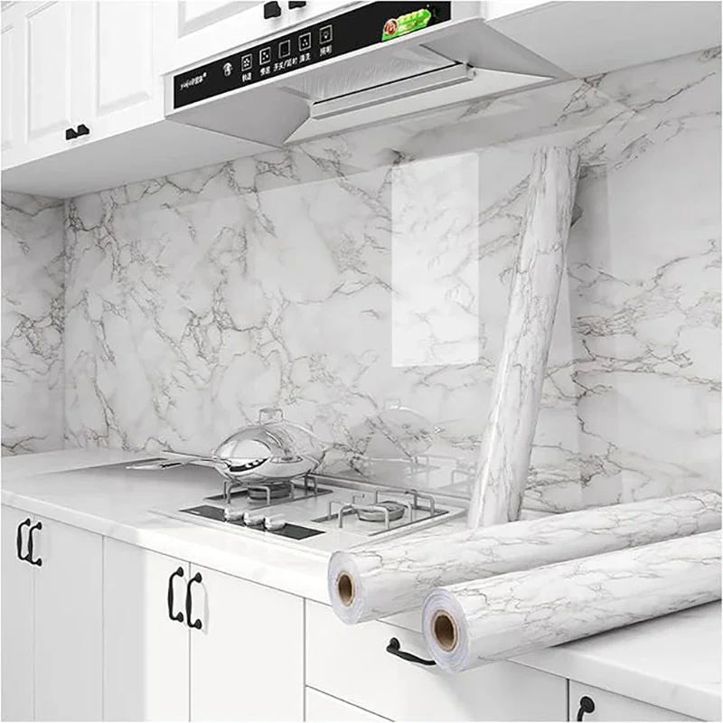 Wall Sticker Waterproof Width Marble Self Adhesive Wallpaper Contact Paper for Kitchen Decorative Film Home Decoration
Wall Sticker Waterproof Width Marble Self Adhesive Wallpaper Contact Paper for Kitchen Decorative Film Home Decoration