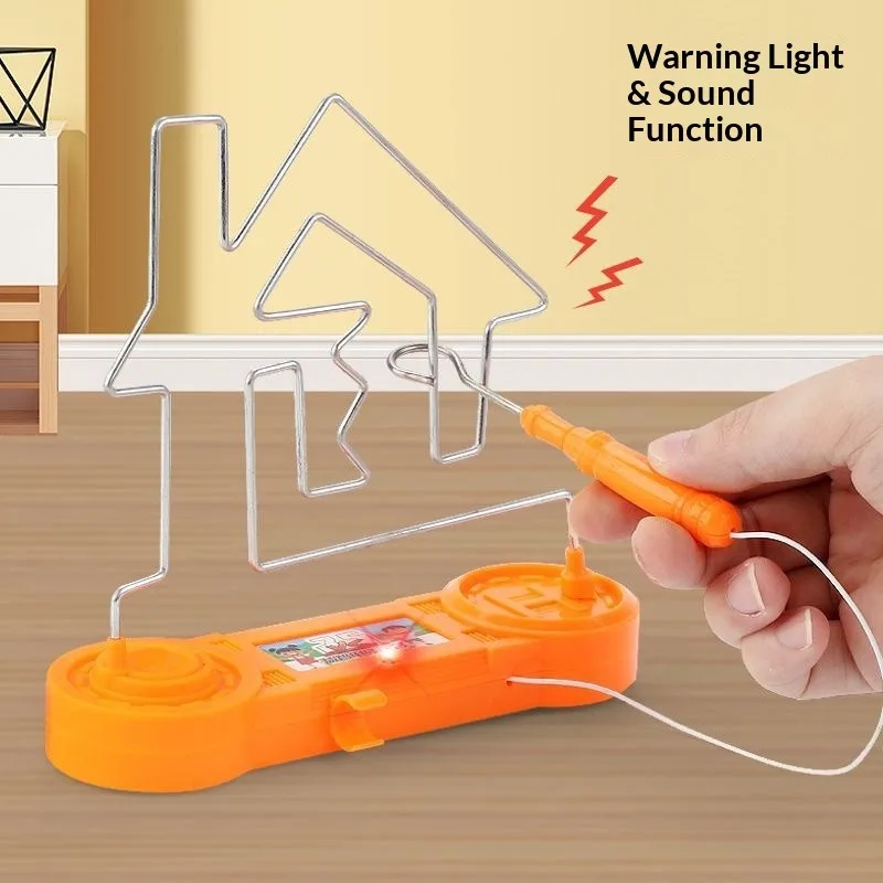 Electric Wire Maze Game Kids Concentration Training Toy Electromagnetic Collision Track Hand Eye Coordination Educational Toy
Electric Wire Maze Game Kids Concentration Training Toy Electromagnetic Collision Track Hand Eye Coordination Educational Toy