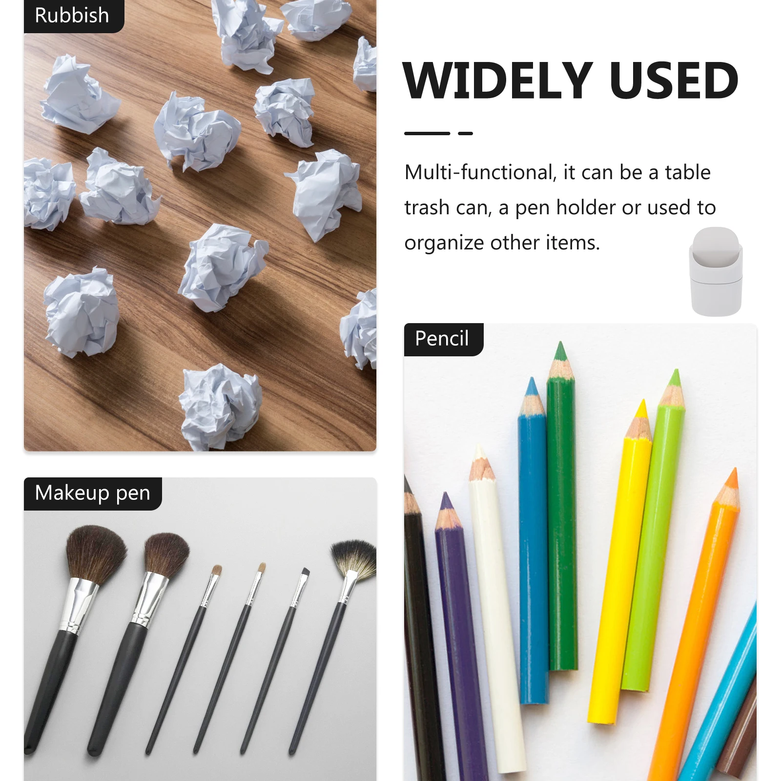 1pc Desktop Trash Can Foldable Mini Waste Container Household Dustbin Space-Saving Pen Holder Organizer Compact Dustbin
1pc Desktop Trash Can Foldable Mini Waste Container Household Dustbin Space-Saving Pen Holder Organizer Compact Dustbin