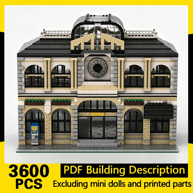 Street View Model MOC Building Bricks Grand Central Train Station Modular Technology Gifts Holiday Assemble Children Toys Suit
Street View Model MOC Building Bricks Grand Central Train Station Modular Technology Gifts Holiday Assemble Children Toys Suit