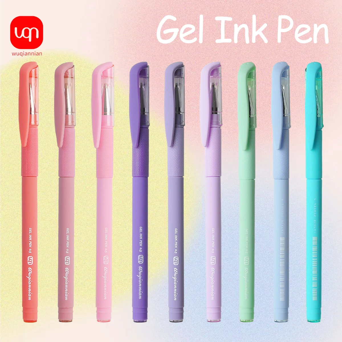 WQN-3/6/12PCS Multi-color Gel Pen, 0.5mm Black Ink Pen, Smooth Writing And Comfortable Grip, Suitable For School And Office Use
WQN-3/6/12PCS Multi-color Gel Pen, 0.5mm Black Ink Pen, Smooth Writing And Comfortable Grip, Suitable For School And Office Use