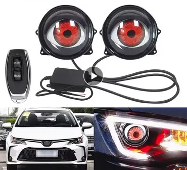 12v Dynamic LED Car Headlights Devil Eye LED Car Light Headlight Assembly Modified Eagle Eye Light Cars Accessory 6 modes
12v Dynamic LED Car Headlights Devil Eye LED Car Light Headlight Assembly Modified Eagle Eye Light Cars Accessory 6 modes