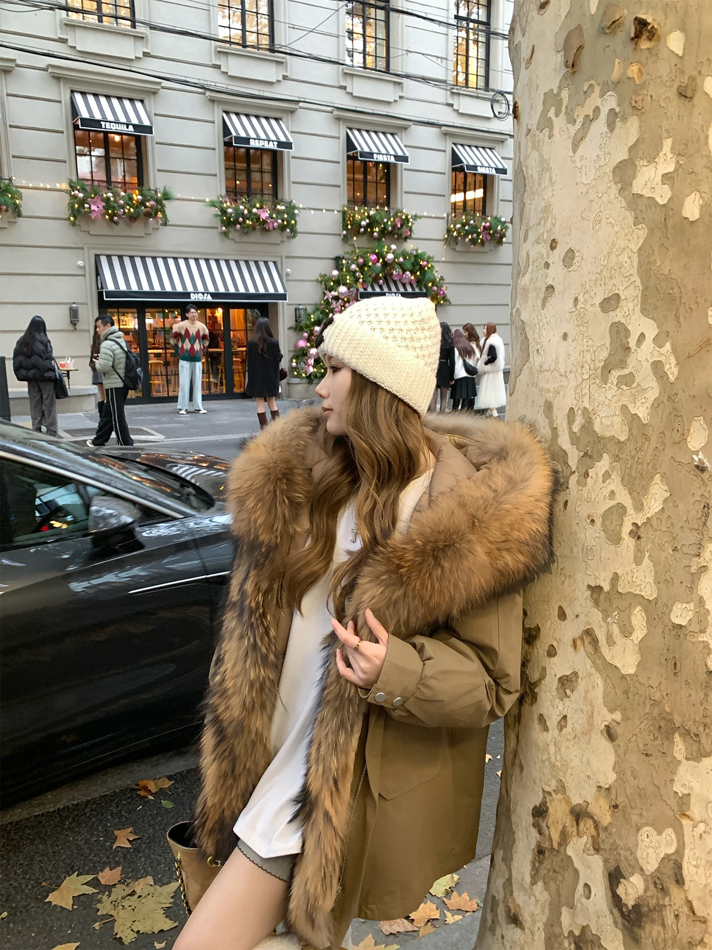 Detachable Fur Collar down Parka Women's Coat Warm Goose down Thiened Long Sve Zipper Closure Mid-Length Casual Sle
Detachable Fur Collar down Parka Women's Coat Warm Goose down Thiened Long Sve Zipper Closure Mid-Length Casual Sle