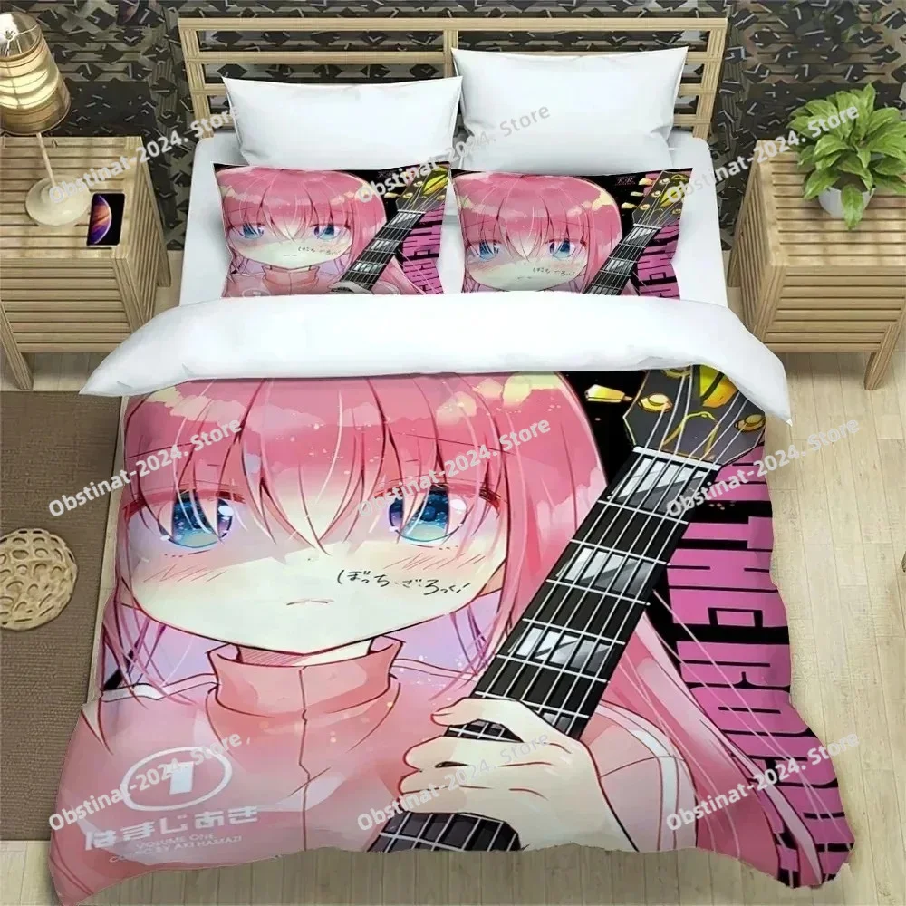 Anime Bocchi the Rock Kessoku Band Bedding Set Duvet Cover Bed Set Quilt Cover Pillowcase Comforter king Queen Size Boys Adult
Anime Bocchi the Rock Kessoku Band Bedding Set Duvet Cover Bed Set Quilt Cover Pillowcase Comforter king Queen Size Boys Adult