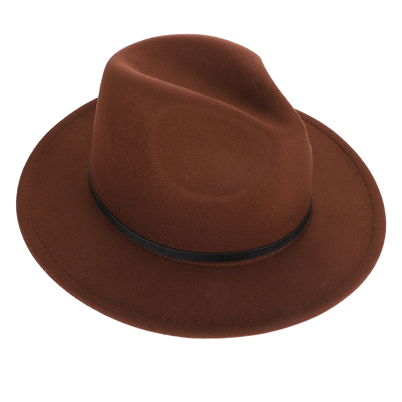 Women's Flat-brimmed Top Hat Woolen Fedora Jazz Elegant Hats for Fashionable Wide Party All-match Bride
Women's Flat-brimmed Top Hat Woolen Fedora Jazz Elegant Hats for Fashionable Wide Party All-match Bride