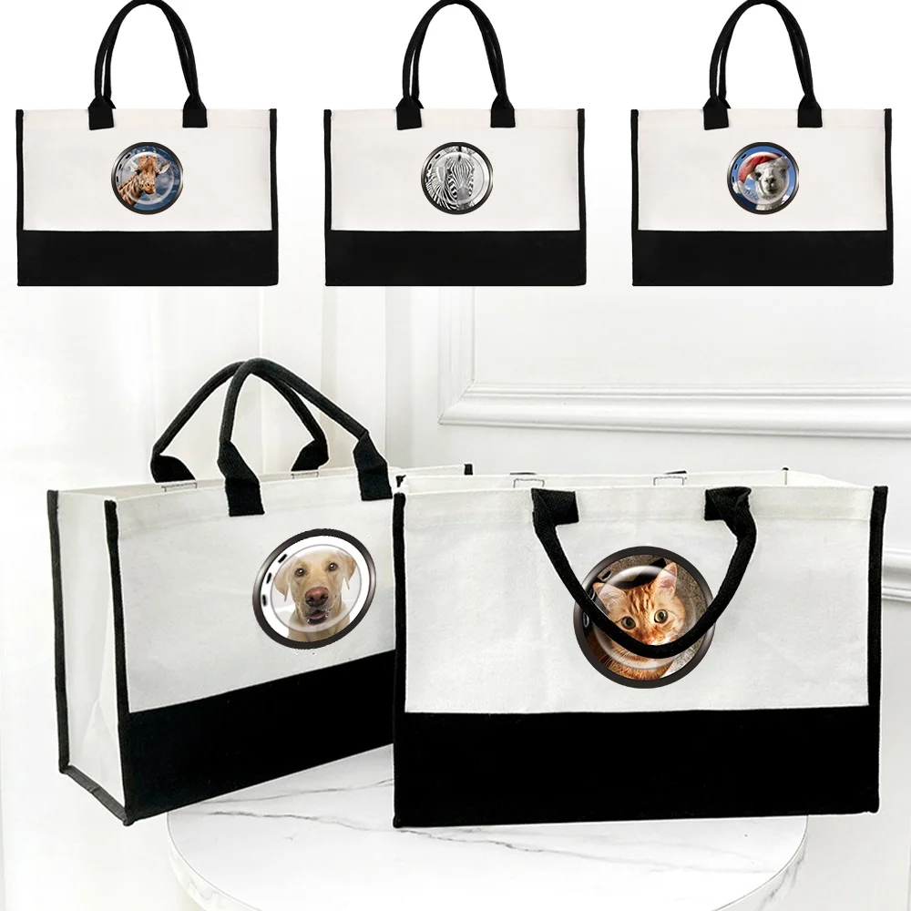 Jute Shopping Bag Women Summer Beach Bags Handbags Large Capacity Lady Window Series Printing Totes Casual Girls
Jute Shopping Bag Women Summer Beach Bags Handbags Large Capacity Lady Window Series Printing Totes Casual Girls