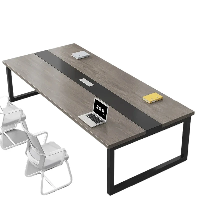 Conference table Long table Modern office desk and chair combination Conference room Workbench Long table
Conference table Long table Modern office desk and chair combination Conference room Workbench Long table