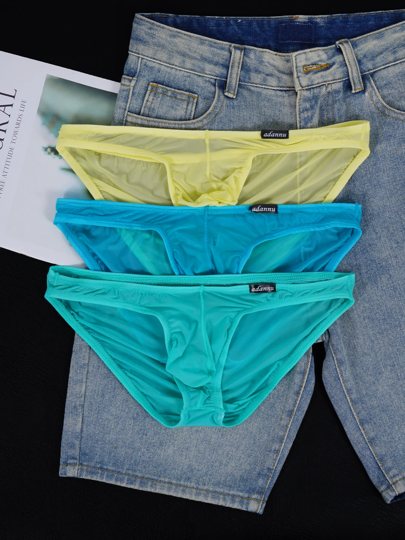3 PCS Men's Ice Silk Ultra-Thin Cooling Mesh Sheer Briefs, Independent U Convex Pouch, Slim Fit Barely-There Daily Underwear
3 PCS Men's Ice Silk Ultra-Thin Cooling Mesh Sheer Briefs, Independent U Convex Pouch, Slim Fit Barely-There Daily Underwear
