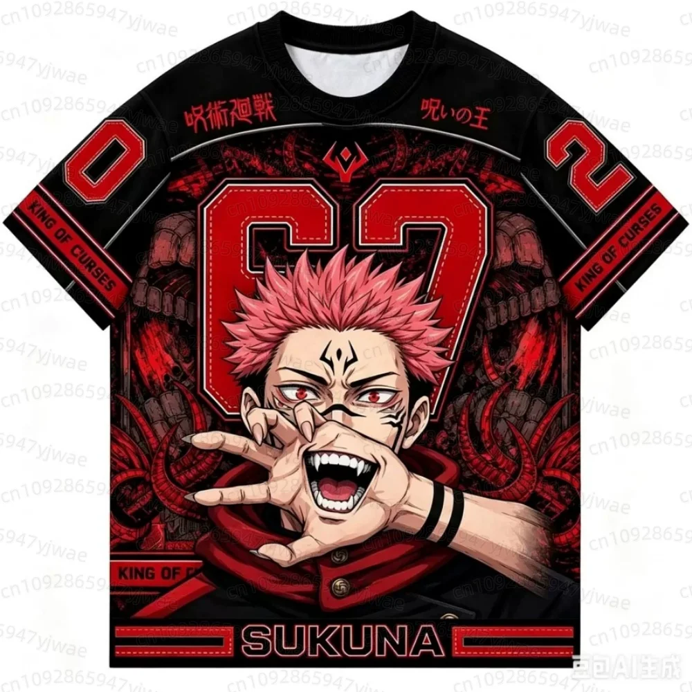 26 Summer Men Sukuna Jujutsu Kaisen Monochrome Comic Pattern Curse King Men Women Sukuna Fans Short Sleeve Men T-Shirt
26 Summer Men Sukuna Jujutsu Kaisen Monochrome Comic Pattern Curse King Men Women Sukuna Fans Short Sleeve Men T-Shirt