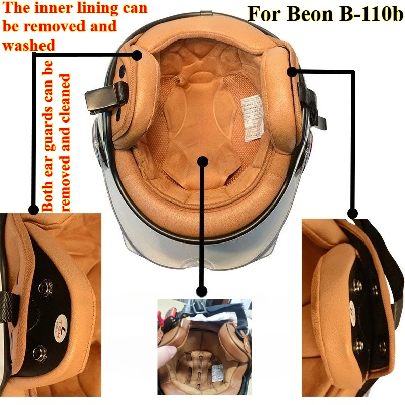 1PCS for Beon Motorcycle Helmet Liner Heat Insulation Helmet Liner for Beon B-110b,Helmet Accessories
1PCS for Beon Motorcycle Helmet Liner Heat Insulation Helmet Liner for Beon B-110b,Helmet Accessories