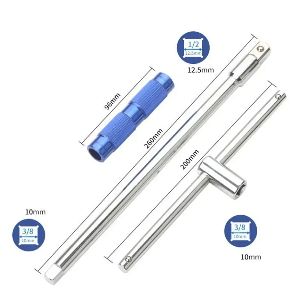 1/2 Extension Rod T-type Hexagon Socket Wrench Hand Tools Repair Tools Adapter
1/2 Extension Rod T-type Hexagon Socket Wrench Hand Tools Repair Tools Adapter