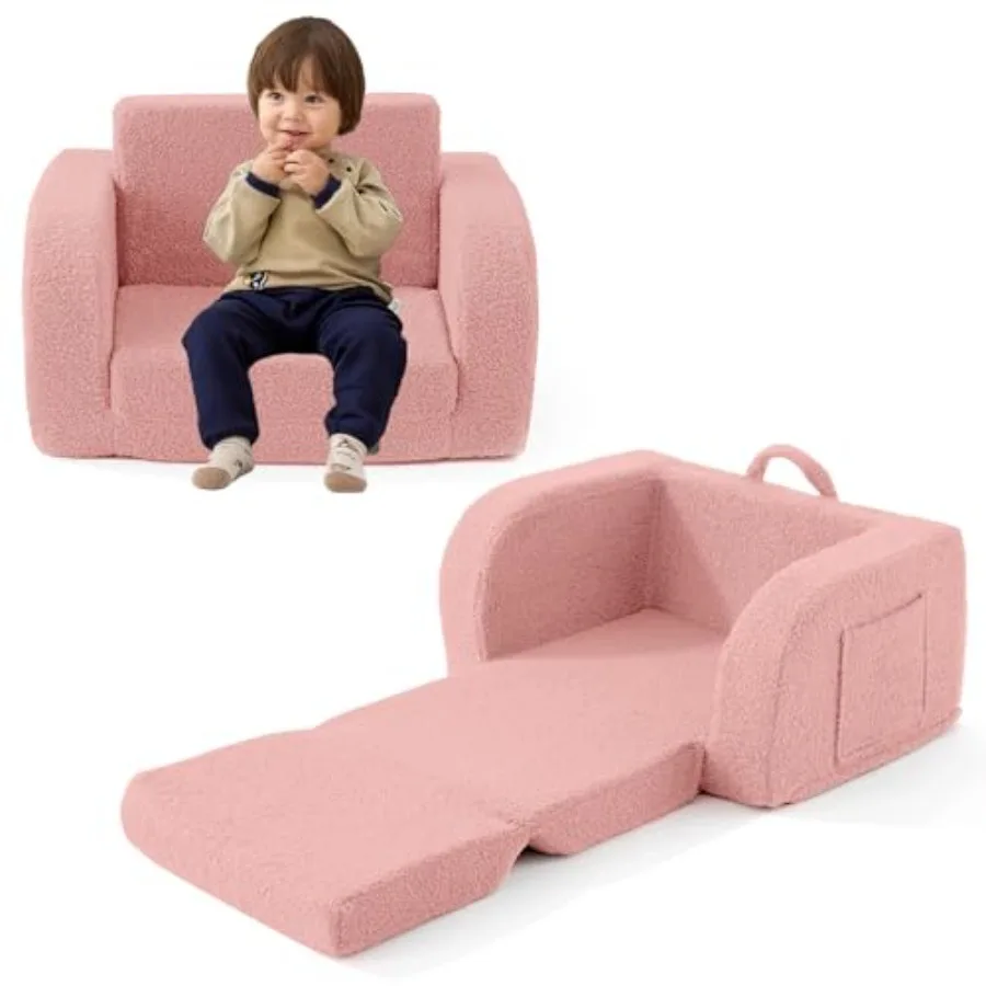 Toddler Couch 2-in-1 Toddler Chairs Comfy 1-3 Years Old Toddler Chair for Girls and Boys Couch Bed Fold Out Convertible Baby So
Toddler Couch 2-in-1 Toddler Chairs Comfy 1-3 Years Old Toddler Chair for Girls and Boys Couch Bed Fold Out Convertible Baby So